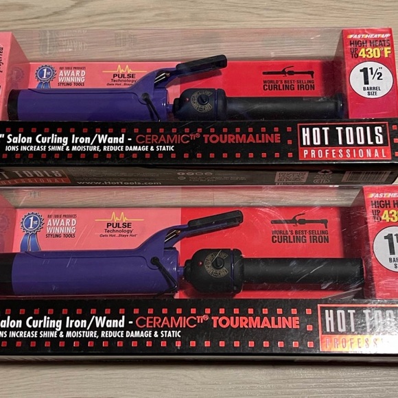 Hot Tools Nano Ceramic Salon Professional Purple Curling Iron - Picture 4 of 4